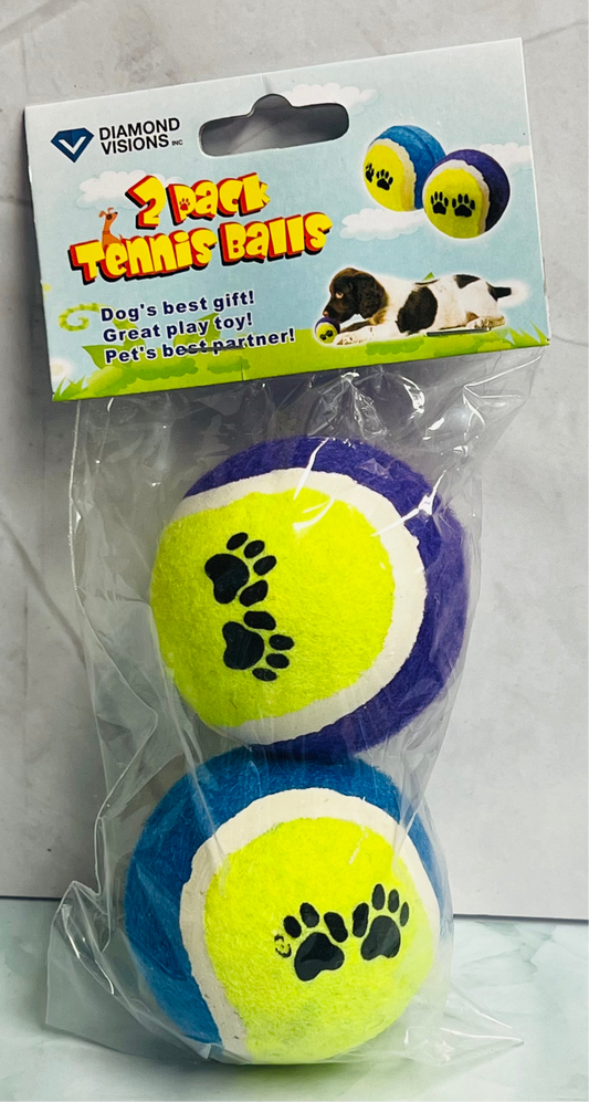 Tennis Balls Dog Toys 2 Pack