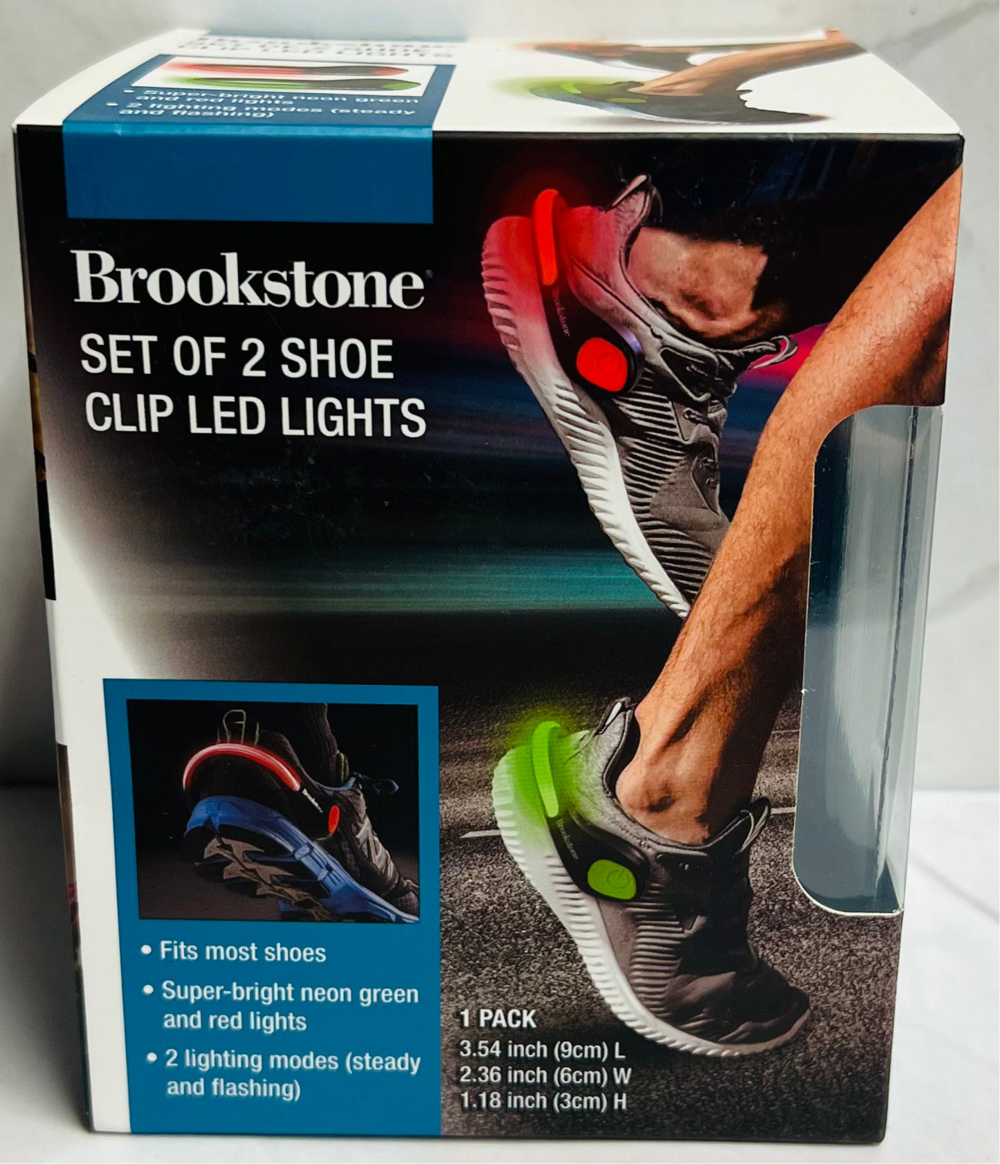 Brookstone Shoe Clip LED Light