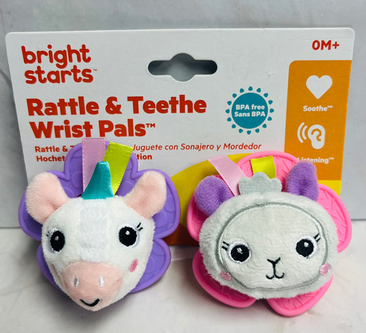 Rattle & Teethe Wrist Pals